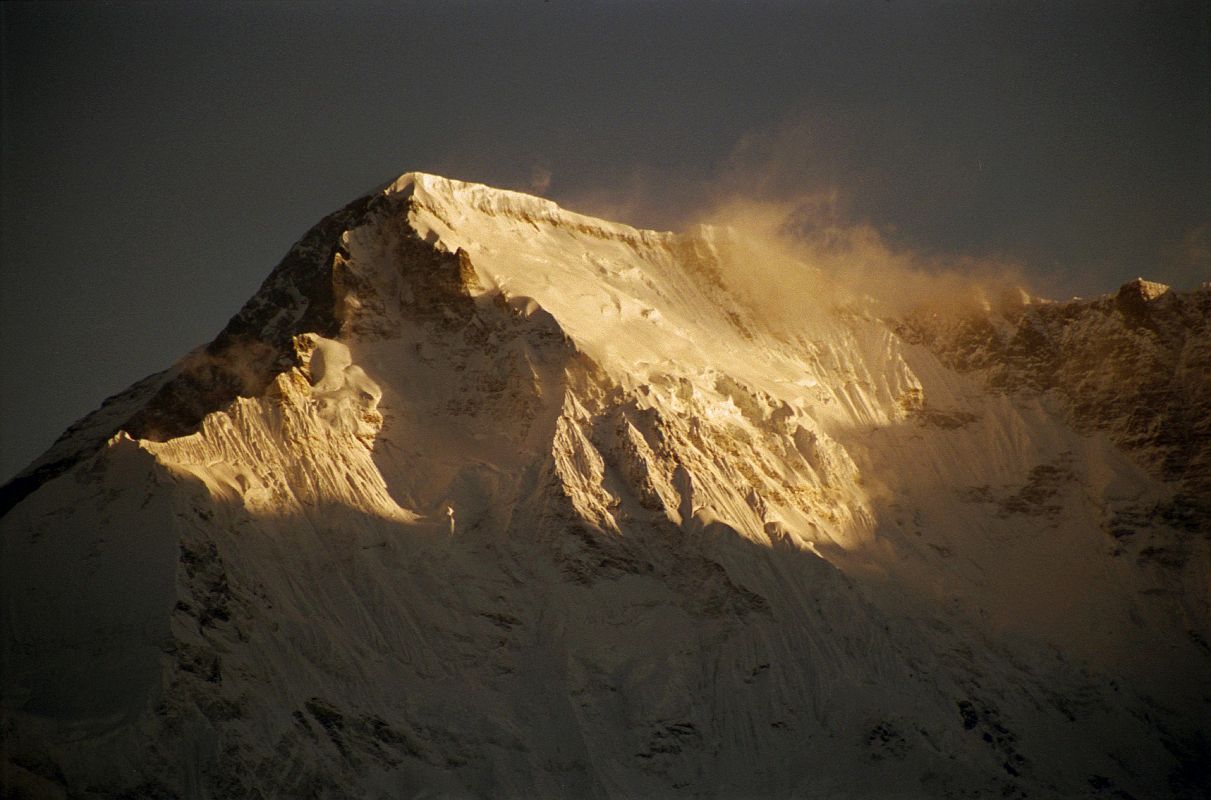 To Gokyo 3-1 Cho Oyu At Sunrise From Machhermo